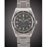 A GENTLEMAN'S STAINLESS STEEL ROLEX OYSTER PERPETUAL TURN-O-GRAPH BRACELET WATCH CIRCA 1954, REF.