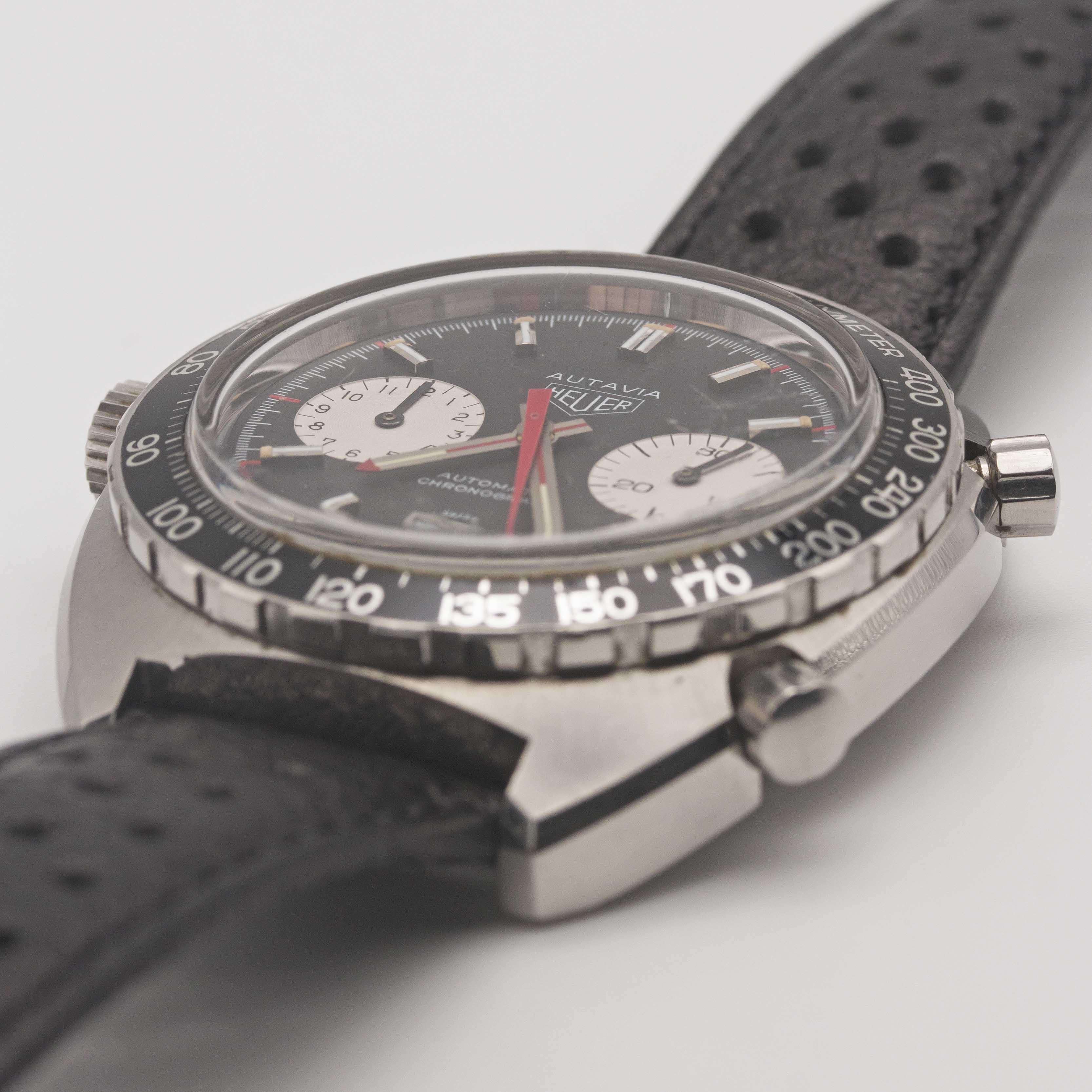 A GENTLEMAN'S STAINLESS STEEL HEUER "VICEROY" AUTAVIA CHRONOGRAPH WRIST WATCH CIRCA 1970s, REF. - Image 3 of 10