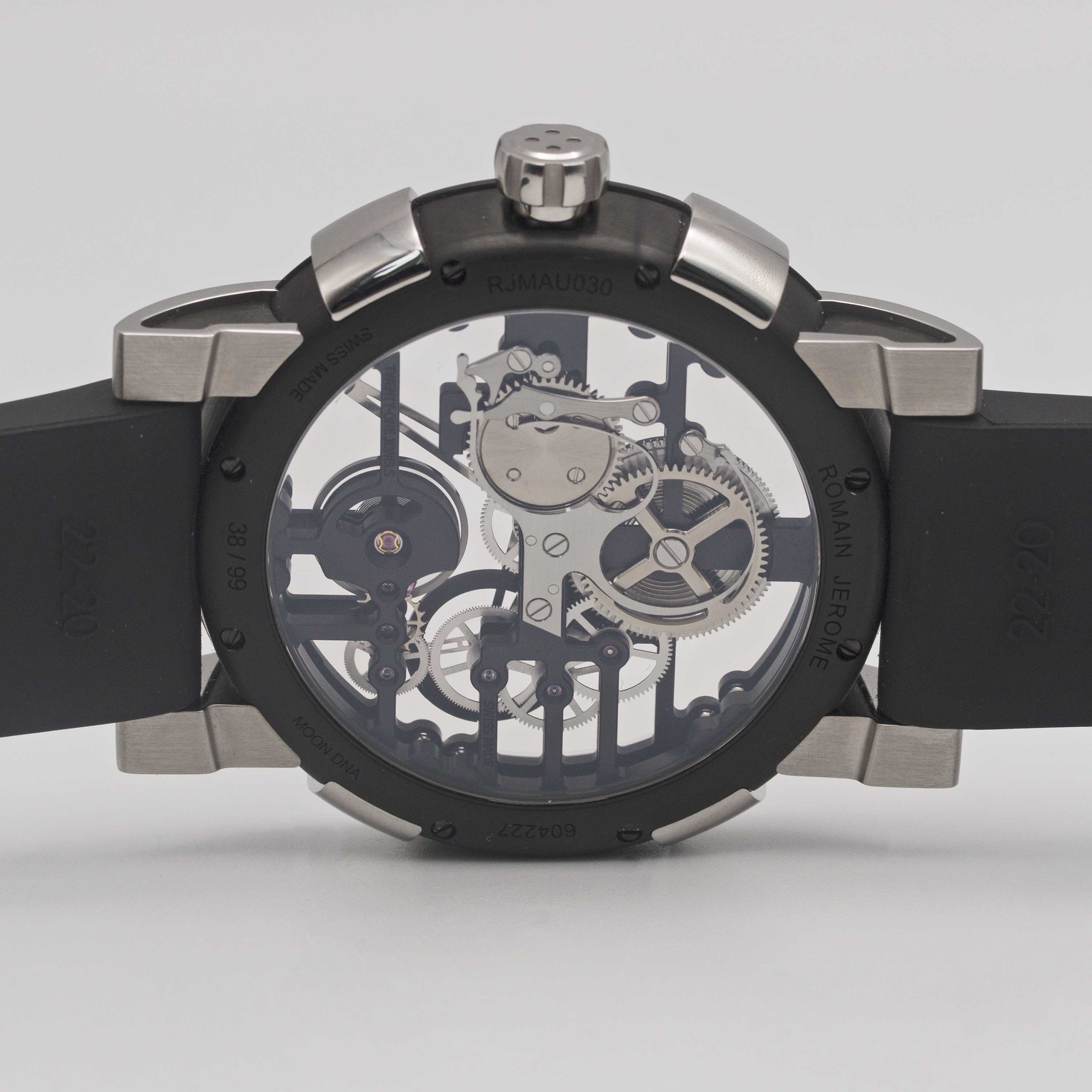 A GENTLEMAN'S STAINLESS STEEL & PVD ROMAIN JEROME SKYLAB SPEED METAL 48 MOON DNA WRIST WATCH CIRCA - Image 7 of 10