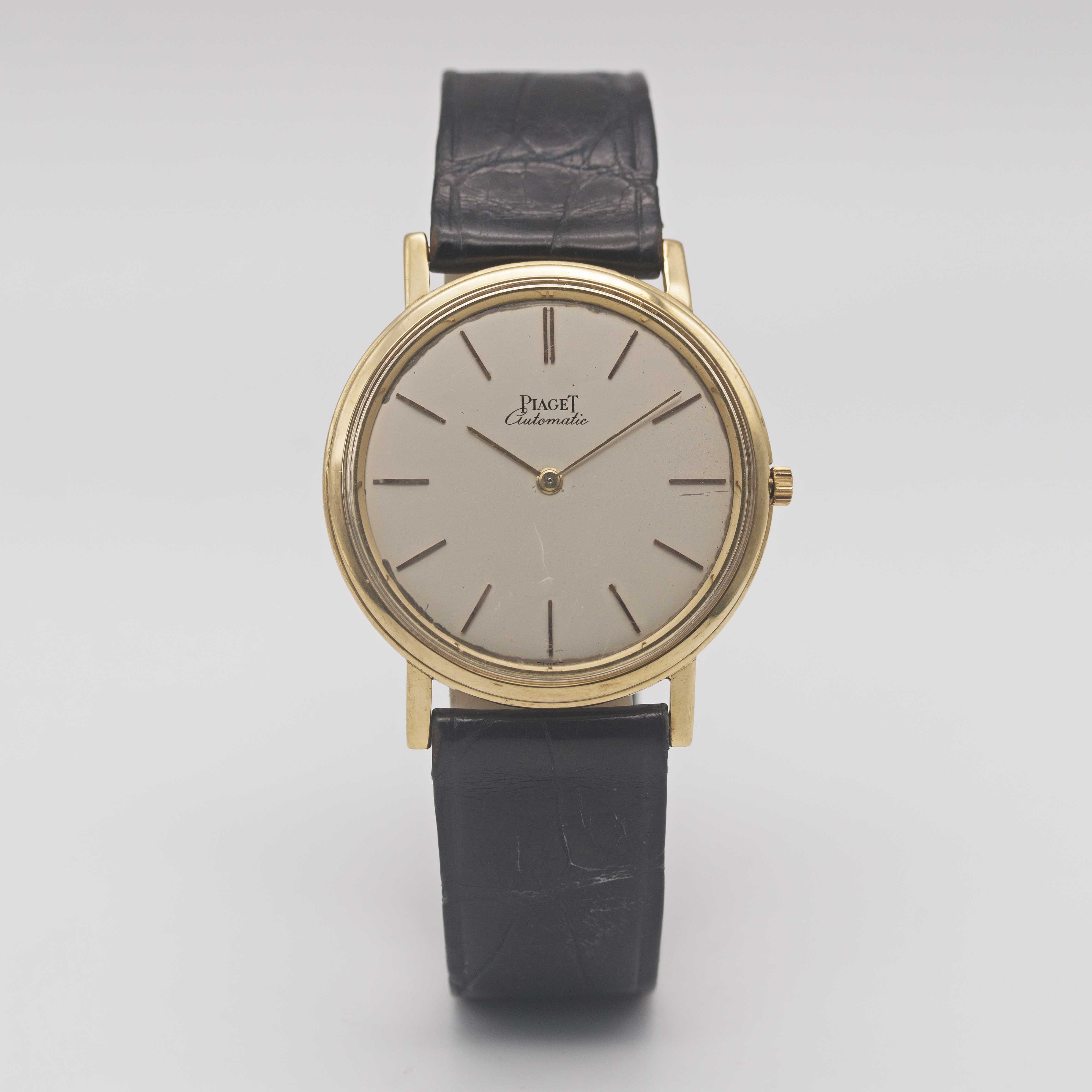 A GENTLEMAN'S 18K SOLID YELLOW GOLD PIAGET "ULTRA THIN" AUTOMATIC WRIST WATCH CIRCA 1970s, REF. - Image 2 of 8