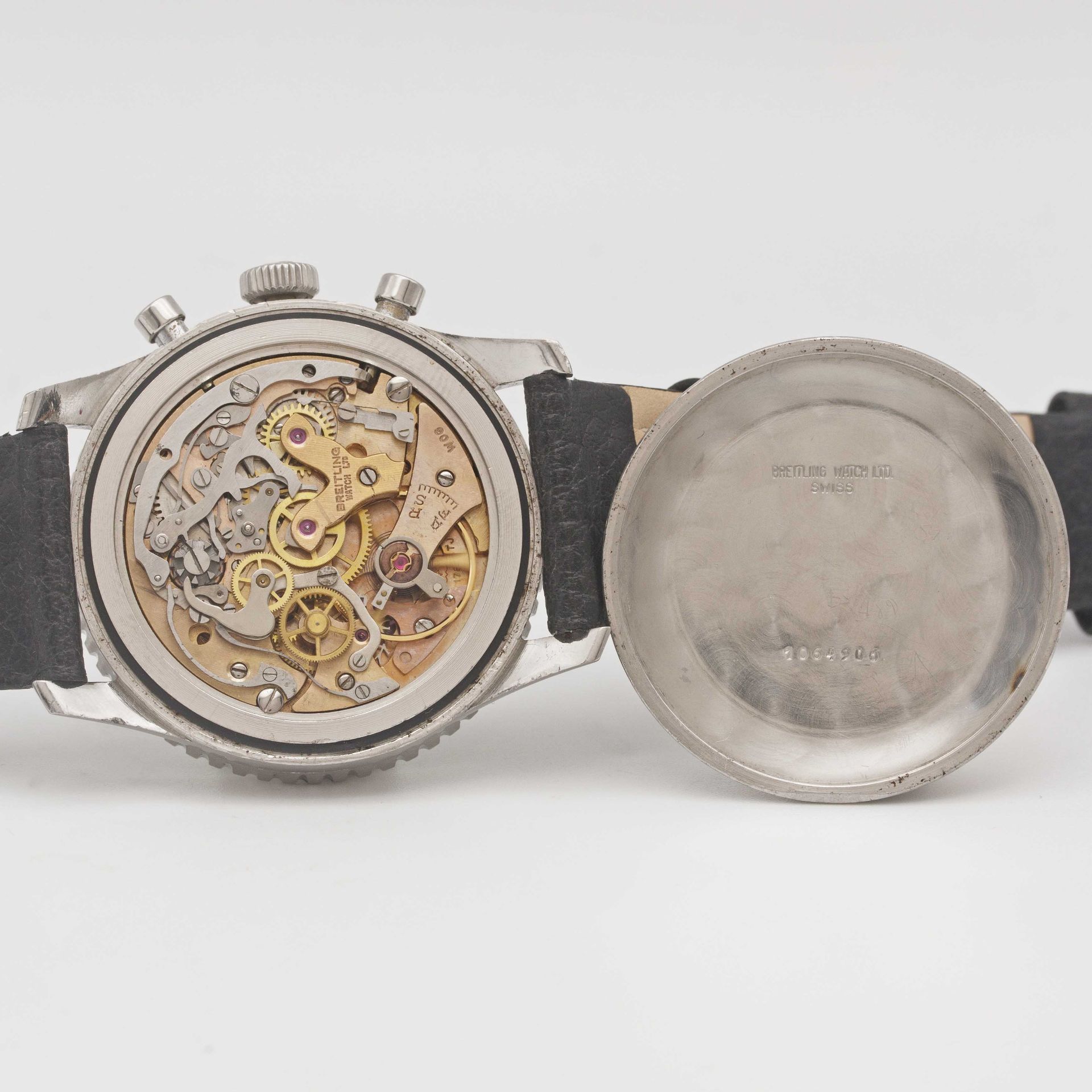 A GENTLEMAN'S STAINLESS STEEL BREITLING NAVITIMER CHRONOGRAPH WRIST WATCH CIRCA 1966, REF. 806 - Image 7 of 9