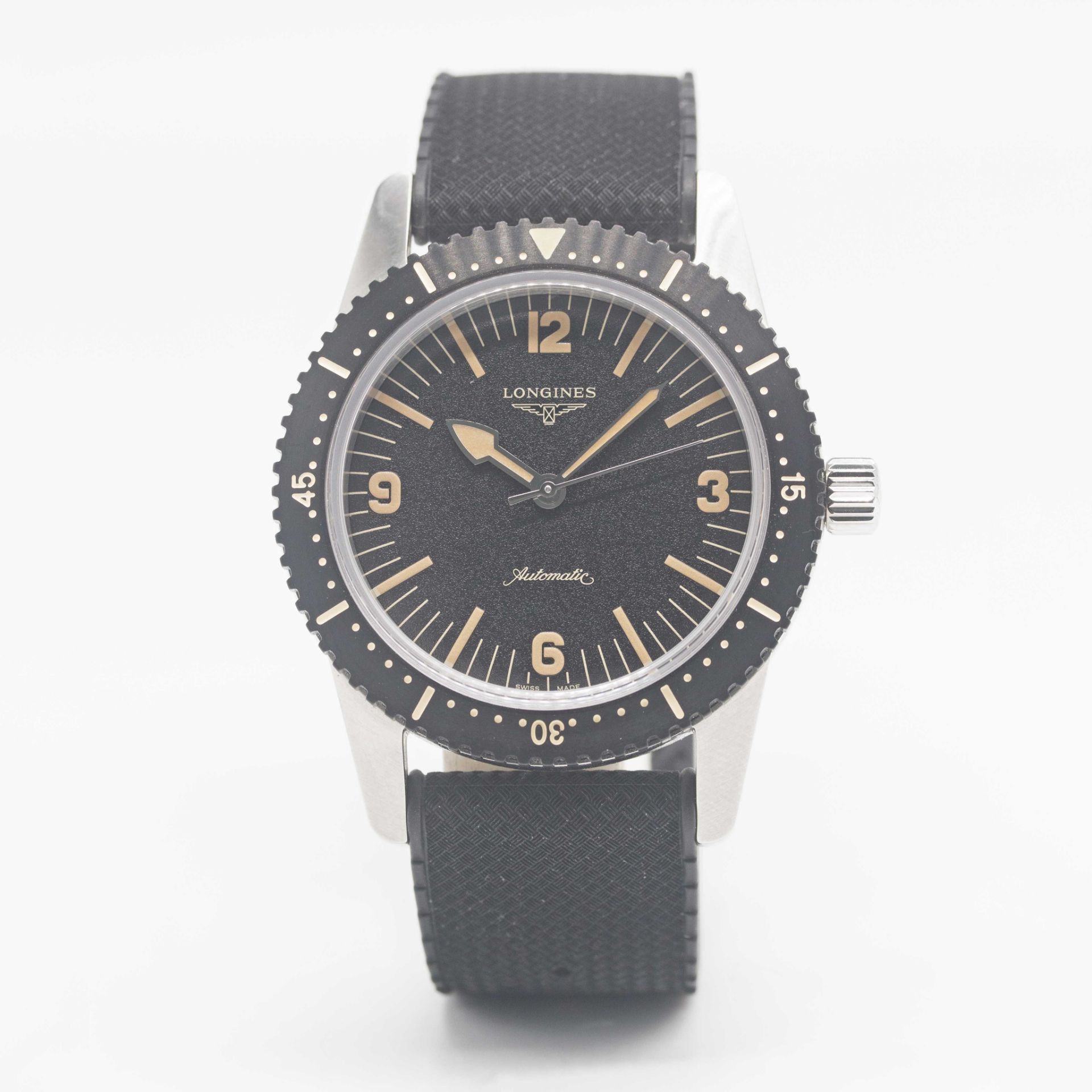 A GENTLEMAN'S STAINLESS STEEL LONGINES HERITAGE SKIN DIVER WRIST WATCH DATED 2020, REF. L28224569 - Image 2 of 9