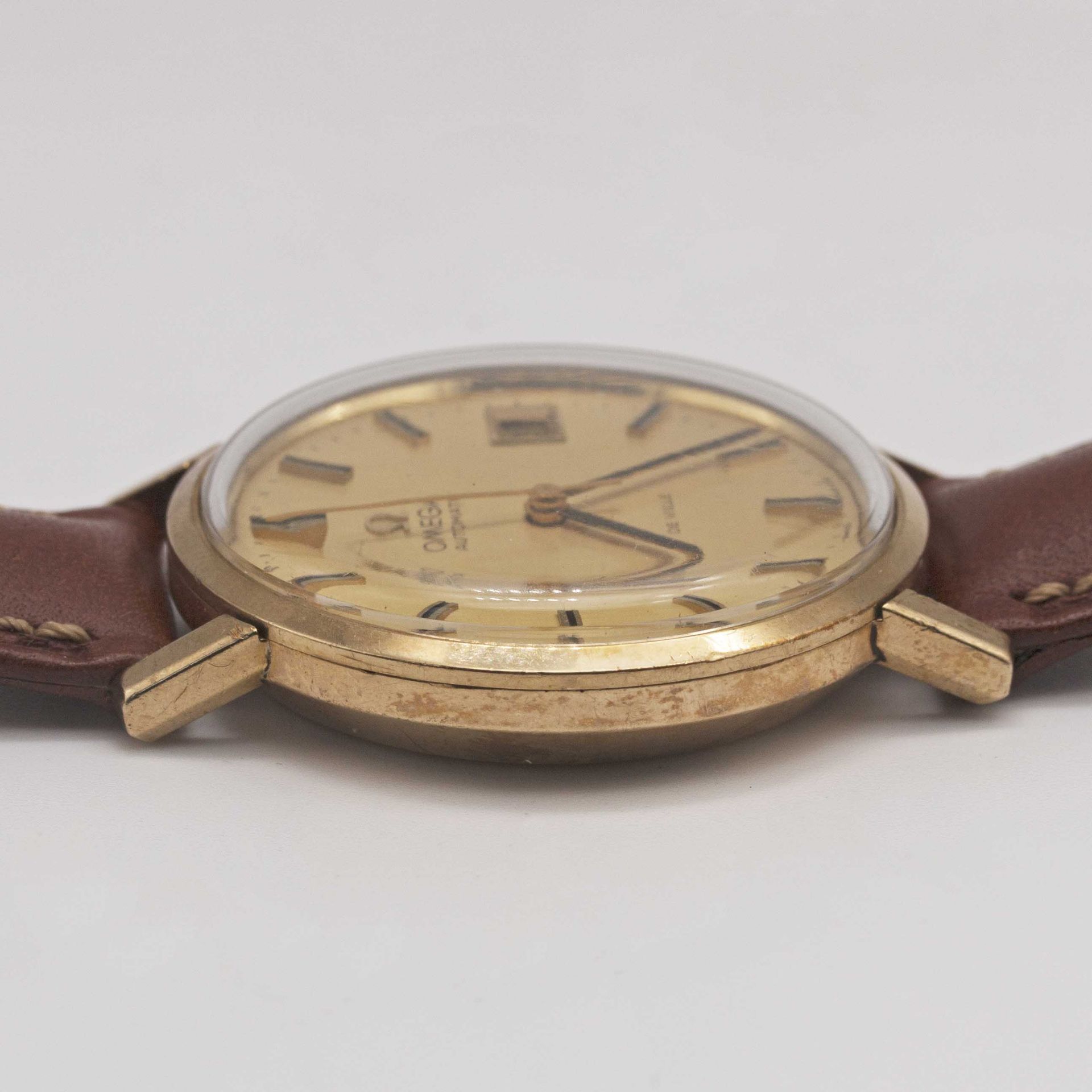 A GENTLEMAN'S 9CT SOLID GOLD OMEGA AUTOMATIC DE VILLE WRIST WATCH CIRCA 1973, REF. 166.5161 - Image 8 of 8