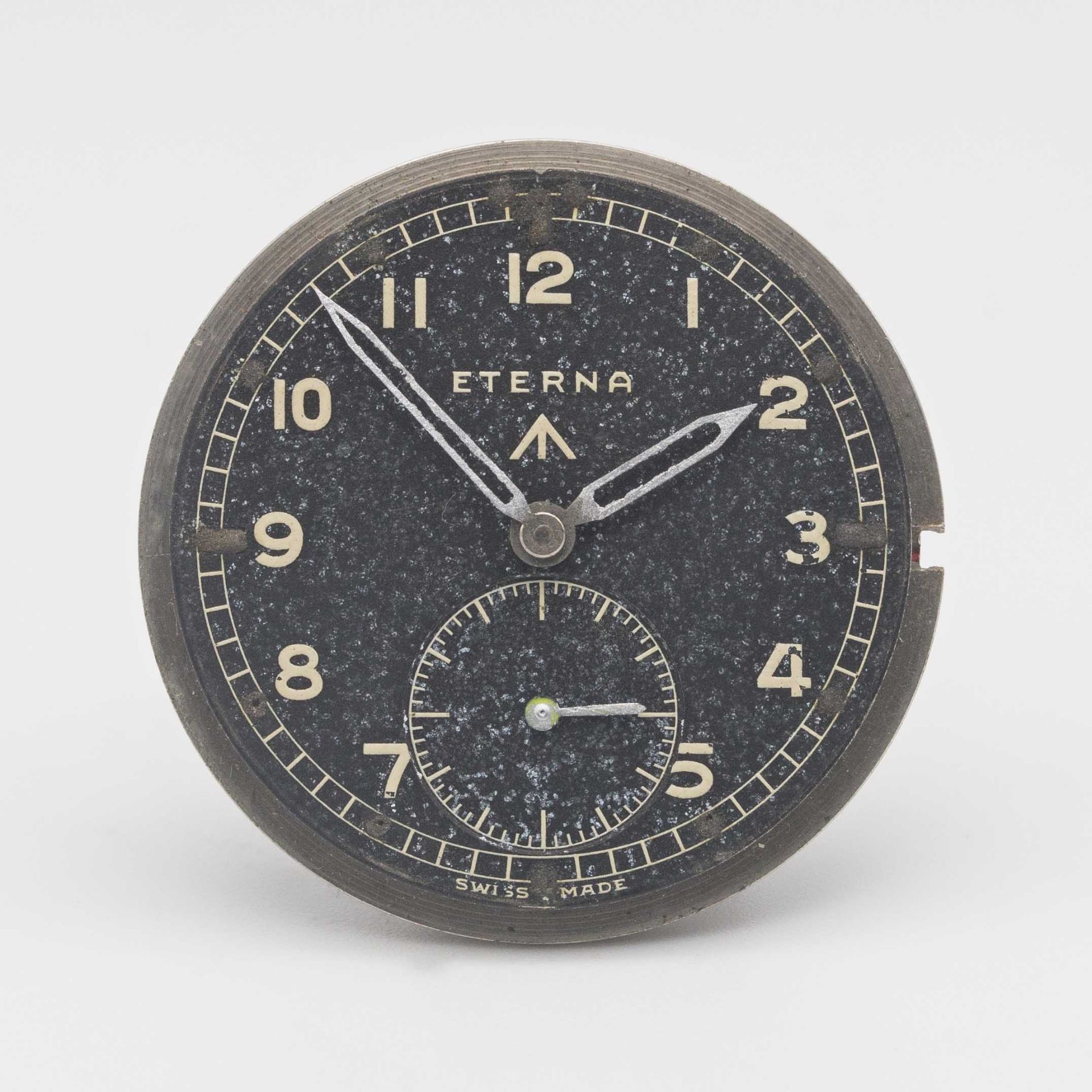A GENTLEMAN'S STAINLESS STEEL BRITISH MILITARY ETERNA W.W.W. WRIST WATCH CIRCA 1940s, PART OF THE " - Image 7 of 10