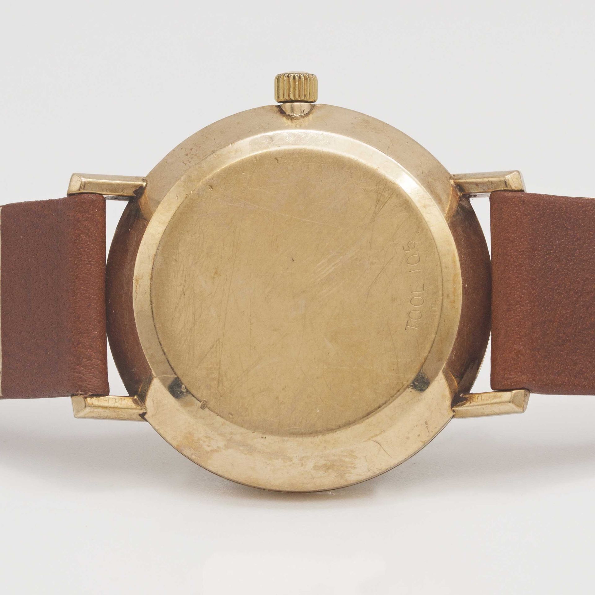 A GENTLEMAN'S 9CT SOLID GOLD OMEGA AUTOMATIC DE VILLE WRIST WATCH CIRCA 1973, REF. 166.5161 - Image 6 of 8