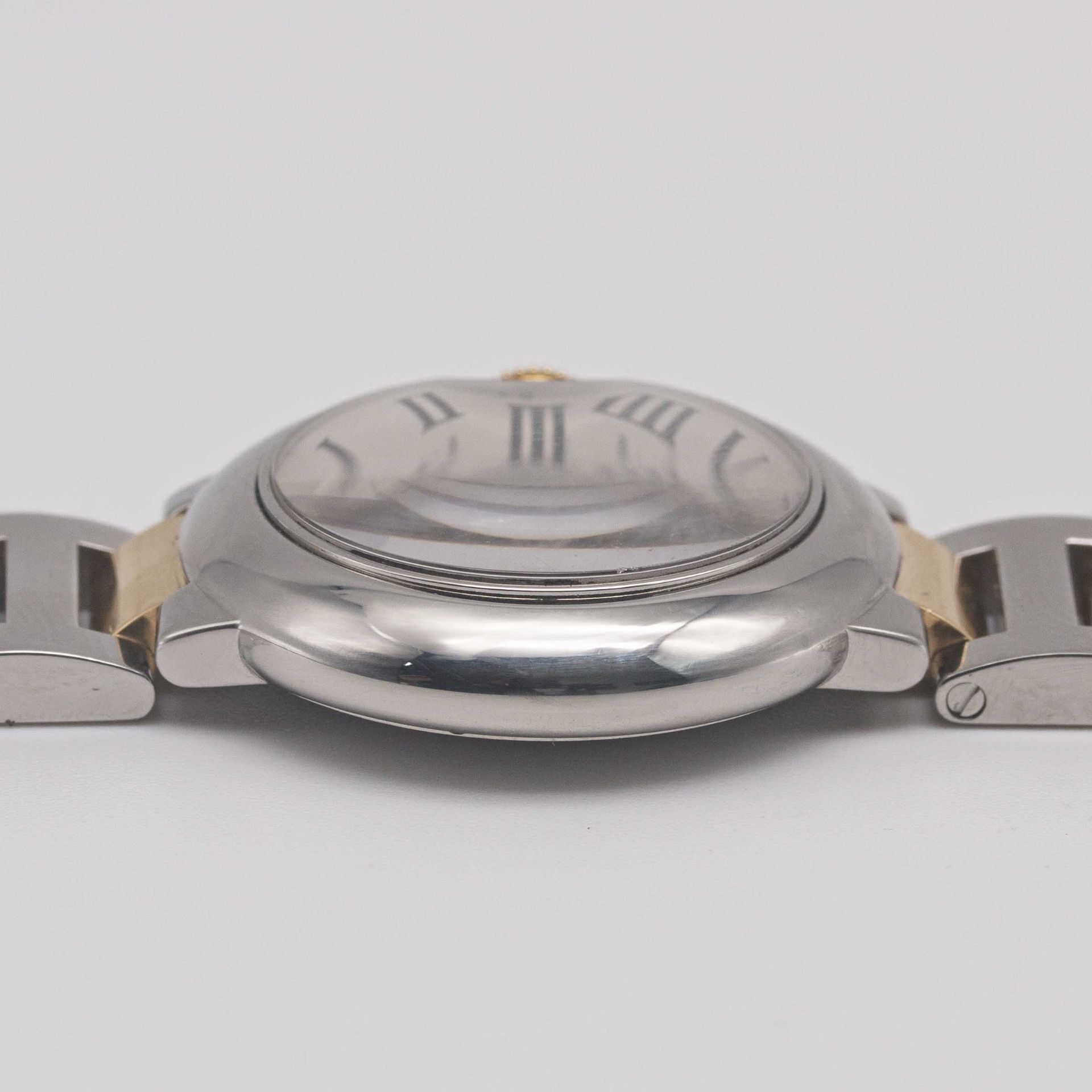 A LADIES STEEL & GOLD CARTIER BALLON BLEU BRACELET WATCH CIRCA 2010s Movement: Quartz, signed - Image 9 of 9