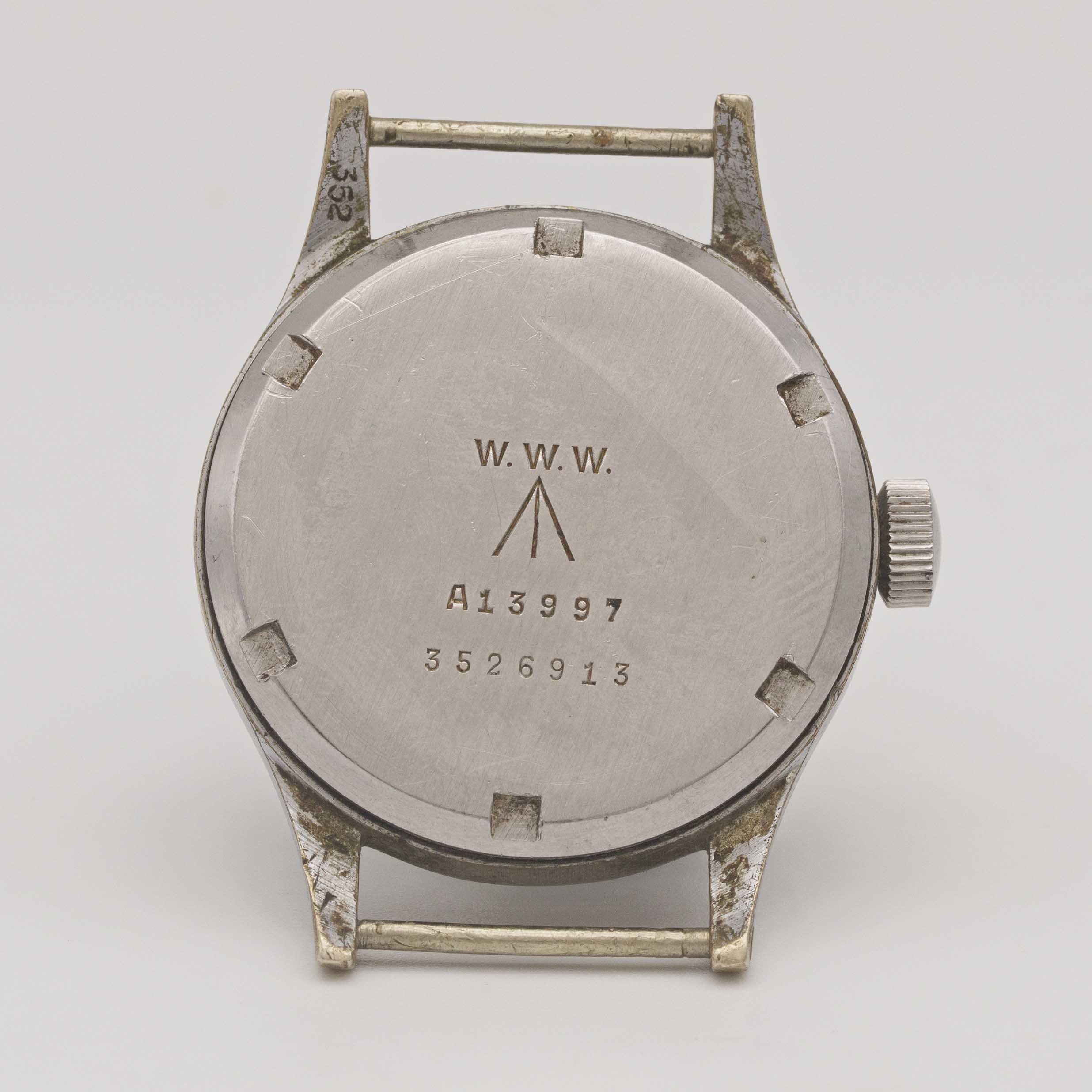 A GENTLEMAN'S BRITISH MILITARY VERTEX W.W.W. WRIST WATCH CIRCA 1940s, PART OF THE "DIRTY DOZEN", - Image 6 of 9