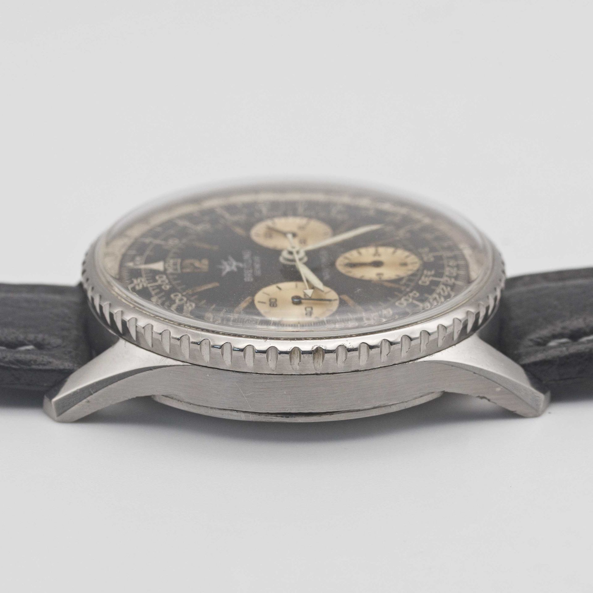 A GENTLEMAN'S STAINLESS STEEL BREITLING NAVITIMER CHRONOGRAPH WRIST WATCH CIRCA 1966, REF. 806 - Image 9 of 9