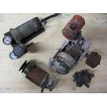 SIF - Suffolk Iron Foundry air cooled engine (for spares or repair) together with three other items
