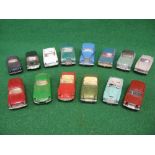 Fourteen Triang Spot-On diecast model cars to include: Sunbeam Alpine, Rolls Royce Silver Wraith,