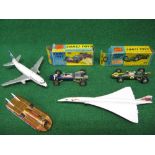 Corgi 1960's 155 and 156 boxed F1 racing cars,