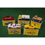 Group of five Matchbox Series models to comprise: BP Tanker, Rolls Royce Silver Shadow,