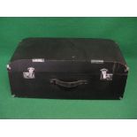 Black trunk for a vintage cars rear luggage rack - 31.25" x 18" at base x 11.