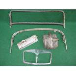 MG rocker cover together with a windscreen surround, hood frame,