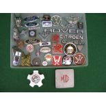 Quantity of vehicle manufacturers logos, badges etc to include: Rover, Ford, Vauxhall,