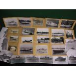 Vosper Thorny Croft, twenty eight black and white prints of launches, boats and small naval ships.