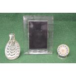 Waterford glass rectangular picture frame - 8.