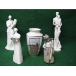 Group of three Royal Doulton figures to comprise: Congratulations HN3351,