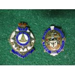 Silver gilt and enamel Royal Masonic Institute For Girls badge to mark 150 Years,