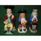 Group of three Toby jugs to comprise: Ashtead Potters Limited Edition No.