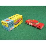 1960's Corgi 439 Fire Chief Chevrolet with the rectangular white door labels,