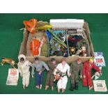 Large quantity of Action Man clothing, accessories, dogs, leaflets,