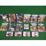 Quantity of Star Trek boxed items to include eleven figures: Captain Kirk, Lily, Romulans,