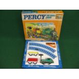 Boxed 1965 Meccano plastic O gauge Percy The Small Engine train set containing: clockwork or