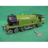 1930's Hornby O gauge working tinplate clockwork No. 2 Special 4-4-2 tank locomotive No.