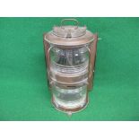 Electric double mast head light made by Nippon in 1979 - 18" tall