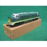 Early 1960's Hornby Dublo 3234 3 Rail CoCo Deltic diesel locomotive D9001 St Paddy in two tone BR