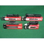 Four Playcraft HO scale boxed SNCF locomotives to comprise: 0-8-0T, 4-6-2 with tender,