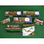 Six boxed different Corgi 1:50 scale diecast model Eddie Stobart lorries and a 1:144 scale DC3
