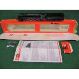 Boxed Rivarossi HO scale Deutsche Reichsbahn 4-6-2 steam locomotive with large bogie tender No.