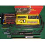 Loft find Triang and Hornby OO scale model railway items to include: Triang Train Set Box No.