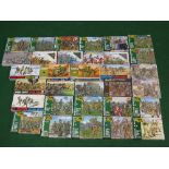 Thirty two different 1:72 scale unpainted plastic military figure boxed sets from Airfix, Revell,