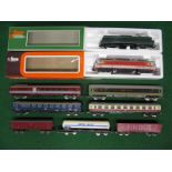 Lima HO, two boxed electric locomotives with pantographs,