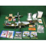 DeAgostini Build Your Own Flying Spitfire model, weekly kit, assembled but unflown, with paperwork,