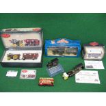 Three boxed Corgi 1:50 scale diecast models of steam road locomotives to comprise: Fowler B6 with