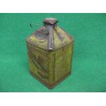 1/2 gallon pyramid can with cap and pouring handle for Blundell's Industrial Paints & Varnishes,