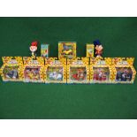 Quantity of Noddy items to comprise: all six Lledo Made In England Toyland diecast vehicles,
