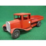 Triang pressed steel 4 wheel tipper truck in red livery