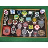 Twenty eight car badges to include: House Of Commons Motor Club,