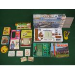 Quantity of boxed toys and games to include: Matchbox Seakings Harbour play set,