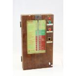 Wooden cased Bar or Arcade Game "Testo reaction Meter", coin operated measures approx 55 x 31.5 x