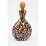 End of days glass scent bottle with wooden stopper