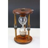 Large Egg Timer made from a 19th century Wooden Mill Bobbin, 30cms high