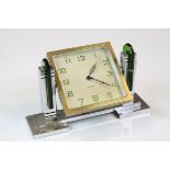 Art Deco eight day clock