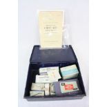 Vintage First Aid tin & contents to include pamphlet on First Aid Treatment