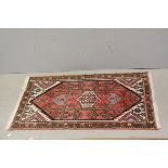 Eastern Red Ground Wool Rug, 140 x 100